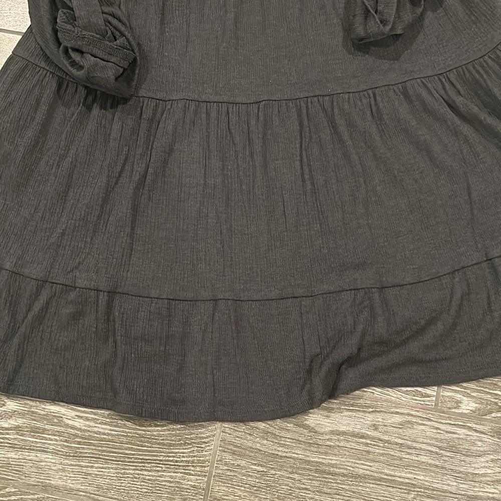 NWT Knox Rose Charcoal Gray Tiered Dress Size XS - Picture 5 of 9